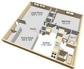 1BR/1BA