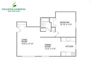 1BR/1BA
