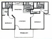 Two Bedrooms Two Bathrooms