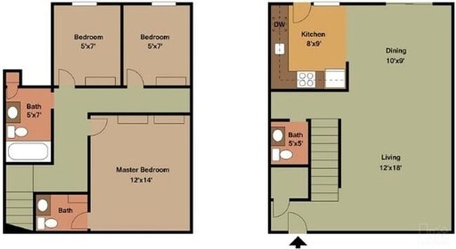 Photo - Completely Remodeled 3 Bedroom 3 bath townhome coming for JUNE move in.