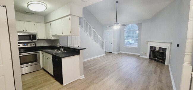 Photo - MODERN NW 3/2 w/ Washer/Dryer, Plank Vinyl Floors, Deck, & Vaulted Ceilings! Available NOW for $1...