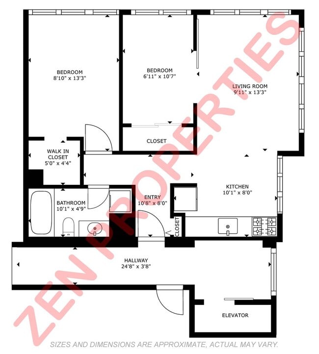 Photo - 2 bedroom, 1 bath unit with 1 parking stal...