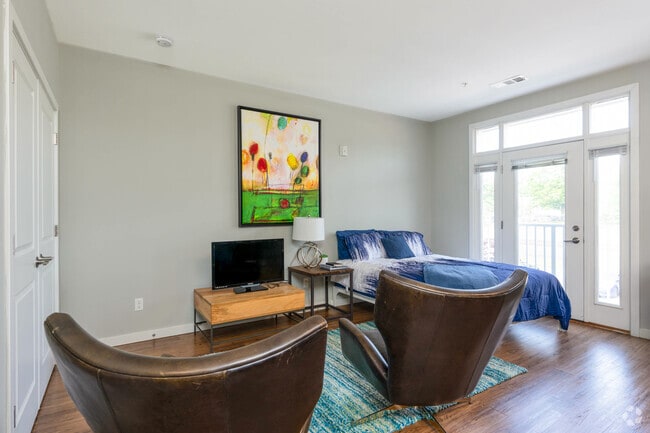 Studio - 509SF - Living Room/Bedroom