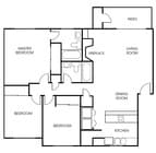 3BR/2BA