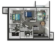 2 bedroom