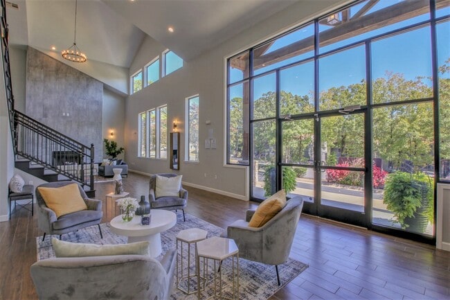 Seating area in Resident's Clubhouse - Forest Place