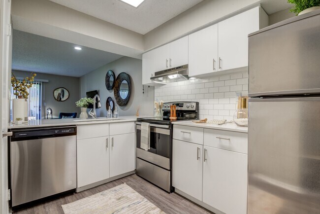 Renovated Kitchen with Stainless Steel Appliances