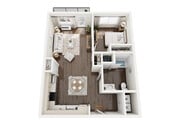 B.2 TYPE A One Bedroom floor plan Broadstone Walnut Grove