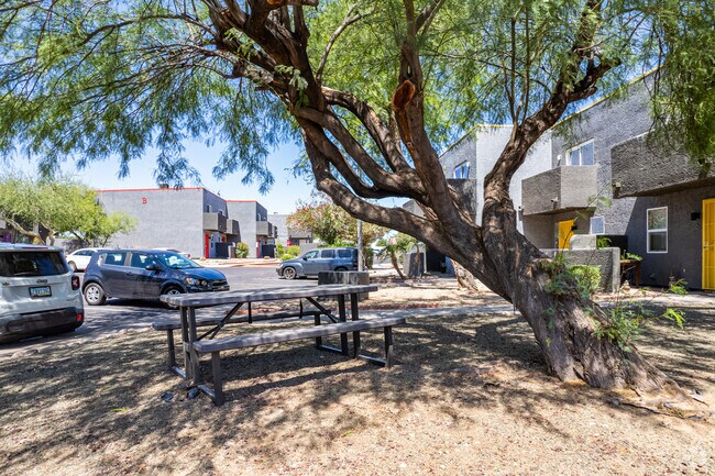 Shaded Picnic Seating