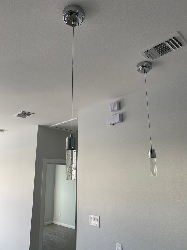 Nice light fixtures.
