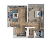 Explore the inviting layout of this cozy apartment, where comfort meets style.