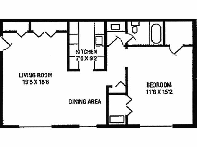 Floorplan - 1x1