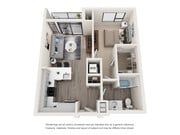 Leo - 1 Bed, 1 Bath, 664 sq. ft.