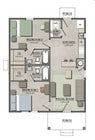 2HAB/2BA Cabaña