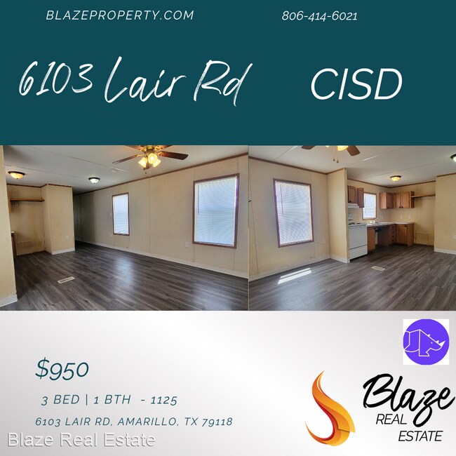 3 br, 1 bath House - 6103 Lair Rd - 3 br, 1 bath House - 6103 Lair Rd