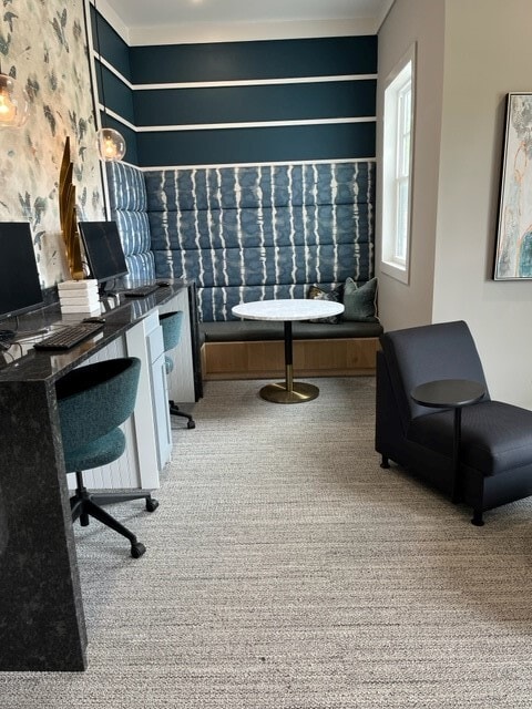Business Center with Workstations