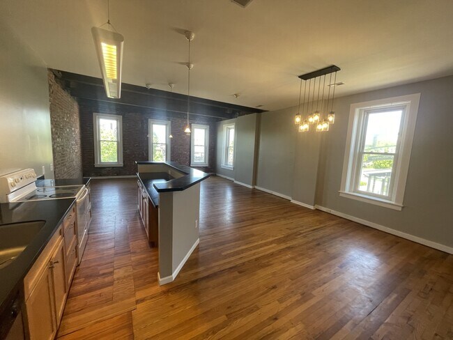 Living room and Kitchen - 46 S 2nd St Unit A