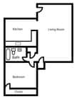 1 bedroom 1 bath