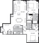 2J floor plan The Clarendon