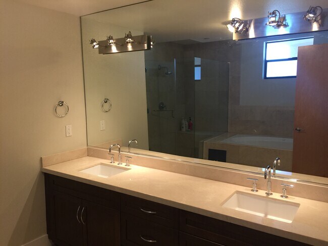 Primary bath dual sink