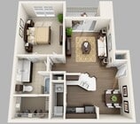 The Tuscany | 1x1 | 688 sq ft