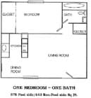 1BR/1BA