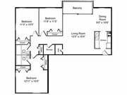 3BR/2BA