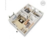 2 Bedroom/ 1 Bathroom