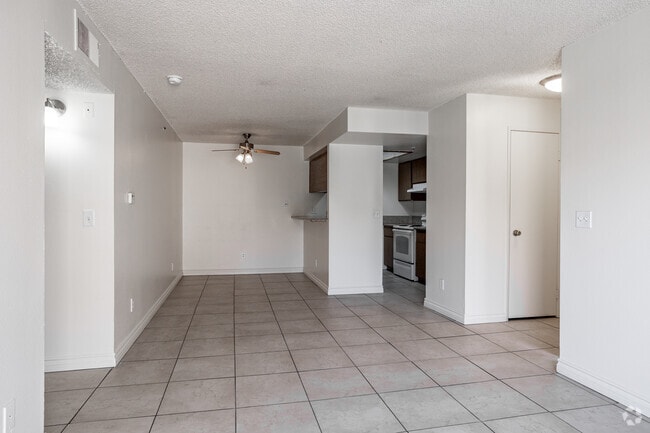 2BR, 2BA - 800SF Living Room