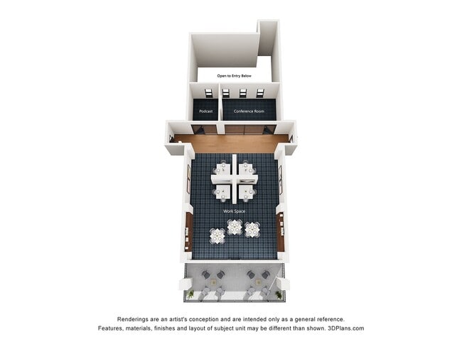 Ascent | Clubhouse Floorplan | Upper Level