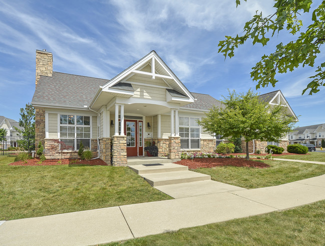 Leasing Center Entrance - Preston Pointe at Brownstown Apartments