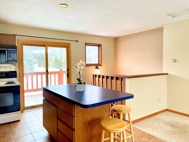 Kitchen on upper level - 501 Teller St