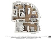PH-B10 | 2 bed 2 bath | 1483 sq ft