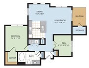 1BR/1BA