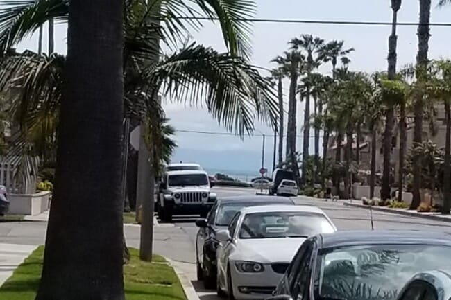 Catalina view from street level - 314 20th St Unit B Rental