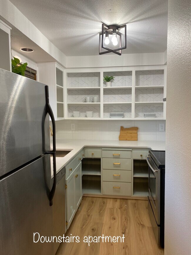 Kitchen - 210 E 3rd Ave Unit D fully furnished