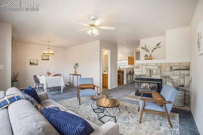 Living and Dining Rooms w/ gas fireplace - 3272 Capstan Way Unit 3272 Capstan