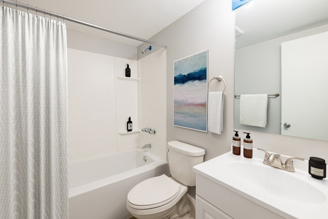 Revamped Bathrooms at Langley Square - Langley Square Apartments
