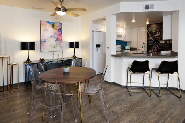 Standard Apartment Kitchen and Dining Area