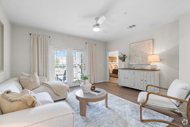 2BR, 2BA - 1172SF - Living Room - Landmark at NinetyNine