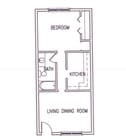 1BR/1BA