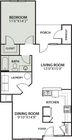 The Rockcress - 1 Bed, 1 Bath, 898 sq. ft.