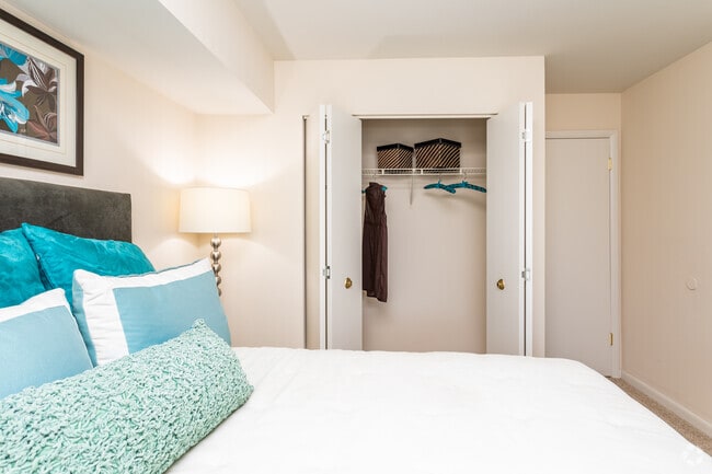 2BR, 2BA - 880 SF - First Bedroom