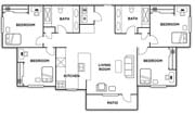 4BR/2BA