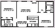 2BR/2BA