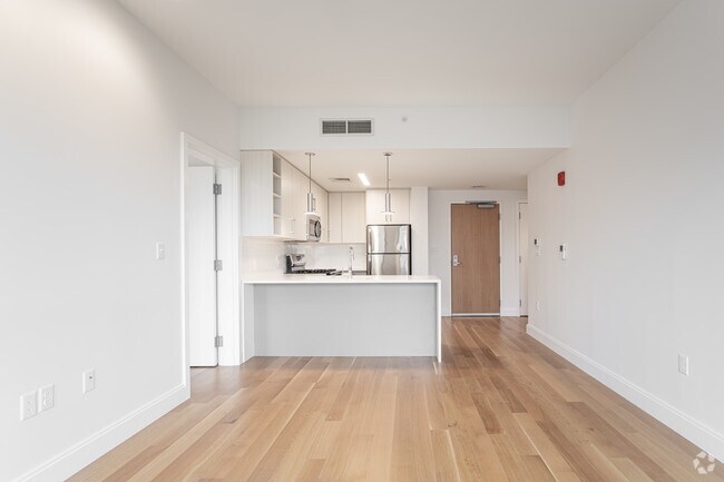 3HAB, 2BA - Sala de estar y cocina - Camden Street Apartments