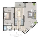 One Bedroom - B Floorplan