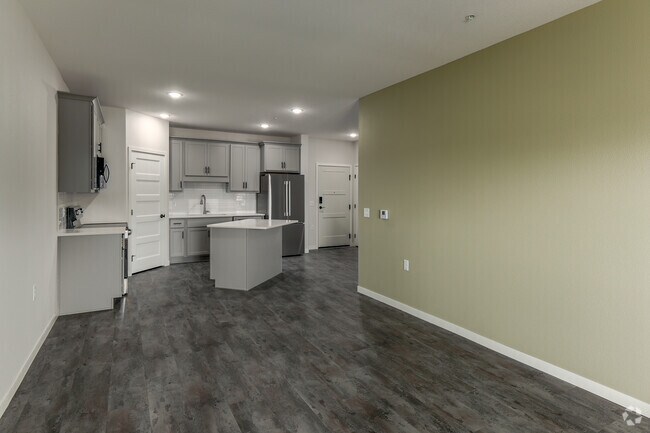 2BR, 1BA - 1,028SF - Living Room