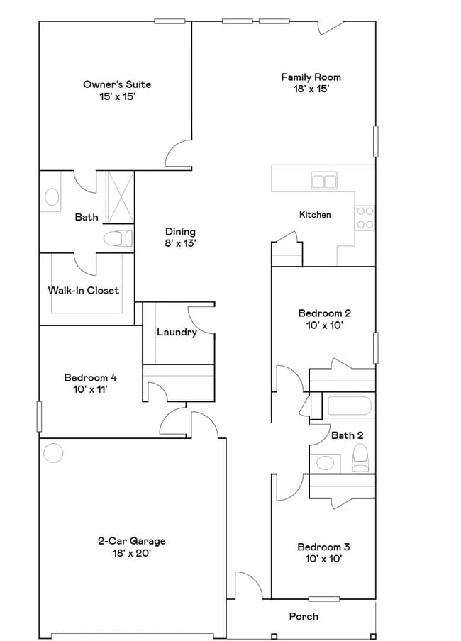 Floorplan - 11414 Marcellus Way