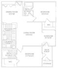 Two Bed Two Bath Split w Patio/Sunroom-Renovated